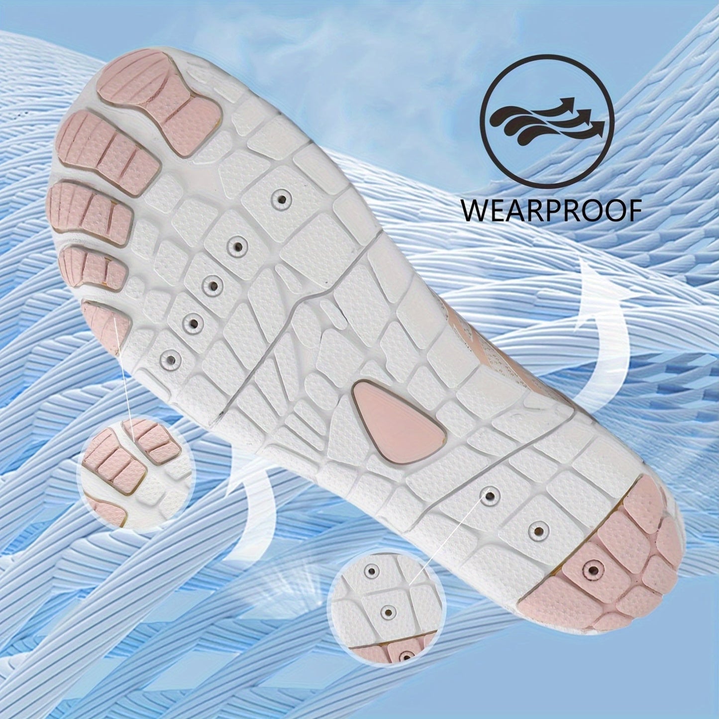 Barefoot Hiking Shoes for Women Wide Toe Box Non-Slip Trail Running Sneakers – Healthy Minimalist Footwear, Sizes US 6-11, White Black Pink