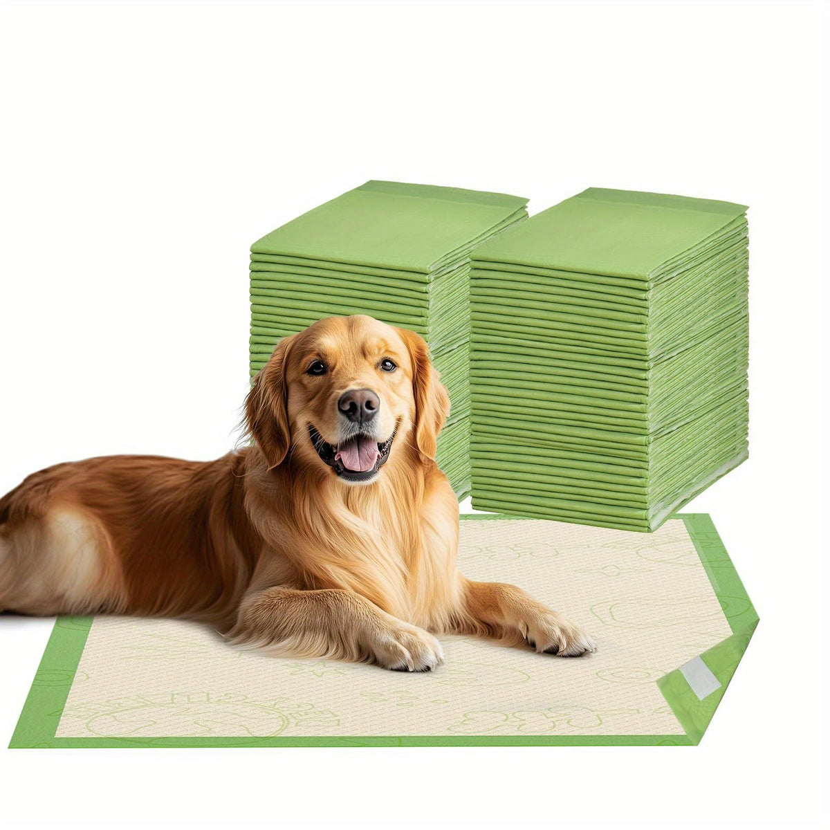 Alèses ultra-résistantes pour chien 60x60 cm – Protections d'apprentissage 6 épaisseurs, extra-absorbantes, anti-fuites et anti-odeurs, lot de 50/100/200/300/400, pour chiots, chiens, chats et lapins