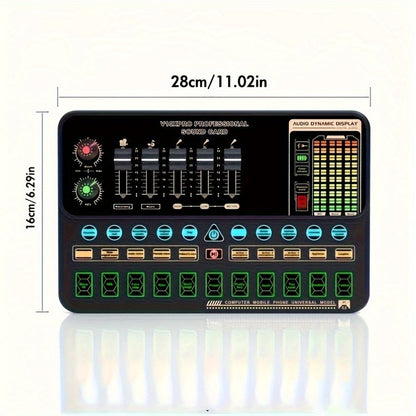 Kit de studio d'enregistrement pour podcast BM-800 avec carte son live, changeur de voix et écouteurs – Kit d'interface audio complet pour streaming, vlogging et diffusion en direct, plusieurs modèles disponibles