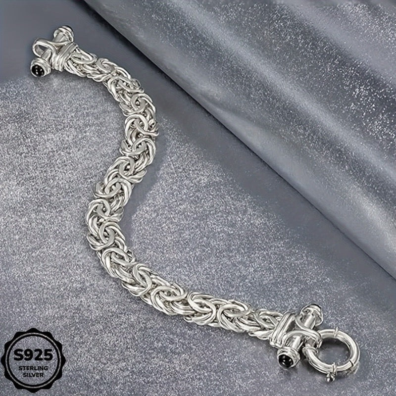 Bracelet classique pour femme en argent sterling 925 avec coffret cadeau - Élégant bijou de poignet argent et or pour anniversaire, Saint-Valentin, remise de diplôme, Noël et cadeaux pour occasions spéciales