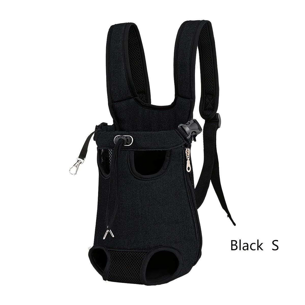 Hands-Free Pet Backpack Carrier for Cats & Small Dogs – Breathable Mesh Harness with Adjustable Shoulder Straps, Outdoor Travel Bag for Hiking, Cycling & Park Walks, Perfect Halloween & Christmas Gift