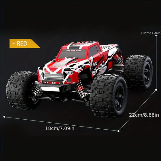 JJRC Rock Racer radiocommandé 4WD sans balais à l'échelle 1:20 - Camion tout-terrain télécommandé avec contrôle proportionnel complet, suspension hydraulique, phares LED, transmission en acier | Meilleure voiture RC pour enfants et adultes
