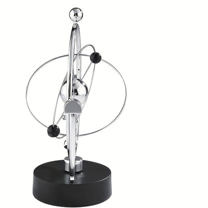 Newton's Cradle Pendulum Desk Toy Perpetual Motion Ball Kinetic Energy Physics Science Decoration for Home Office Desk Unique Gift for Adults Men Women Teens STEM Science Lovers Art Decor