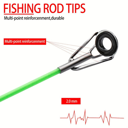 Kit de pêche complet pour débutant avec canne et moulinet – Canne spinning medium light avec leurres souples et durs, moulinet ambidextre, accessoires inclus, set de démarrage complet pour adultes et enfants