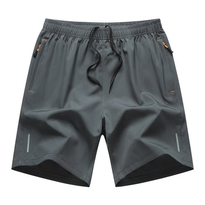 Lot de 4 shorts de sport pour homme, séchage rapide, légers et respirants, poches zippées, taille à cordon, coupe ample pour la course, la salle de sport, le vélo, le basket-ball, le tennis, les sports de plein air et la plage - Couleurs variées S-XXXL