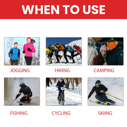 Chauffe-mains, paquet de 20, inodores, 10 heures de chaleur, jetables, respirants, sûrs pour les bébés, pour l'hiver, les activités en extérieur, les voyages, le camping, le ski et le coucher