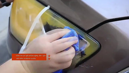 Kit de restauration de phares avec revêtement céramique avancé – Élimine le voile jauni, le ternissement et les dommages causés par les UV, restaure la clarté et la brillance de tous les phares de véhicule, protection durable contre les intempéries