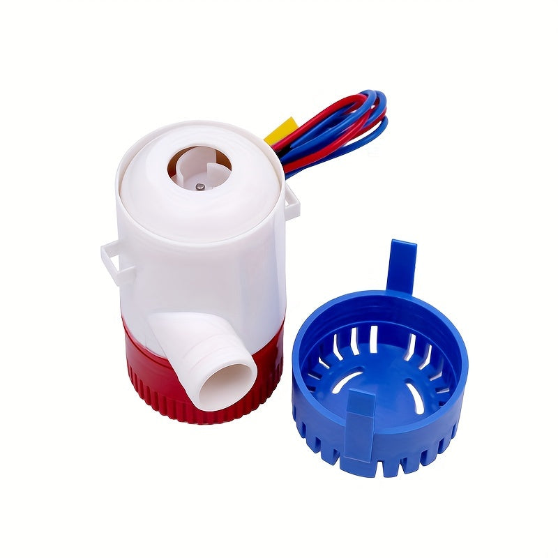 Pompe de cale électrique submersible 1100 GPH 12V, silencieuse, avec interrupteur à flotteur automatique, pour bateaux, yachts, véhicules récréatifs, piscines et évacuation d'eau marine
