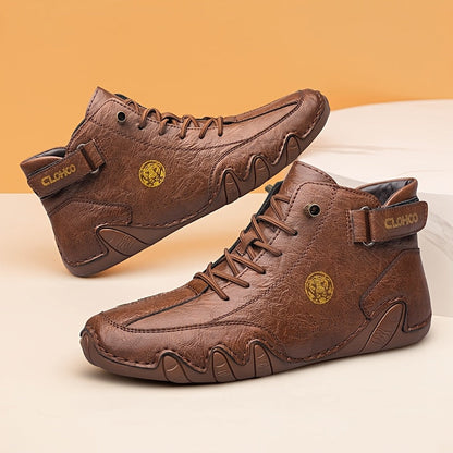 Baskets montantes pour hommes, chaussures décontractées respirantes à lacets, semelle en caoutchouc souple antidérapante, chaussures de marche en extérieur pour hommes, US 7-12, couleurs multiples