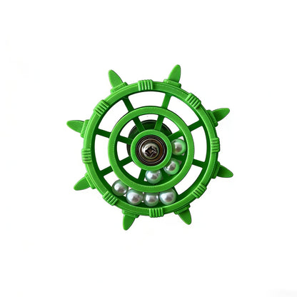 Jouet pour oiseaux à roue tournante colorée avec disque rotatif et perles, accessoire de cage interactif et anti-stress pour perruches, calopsittes et canaris, couleurs multiples