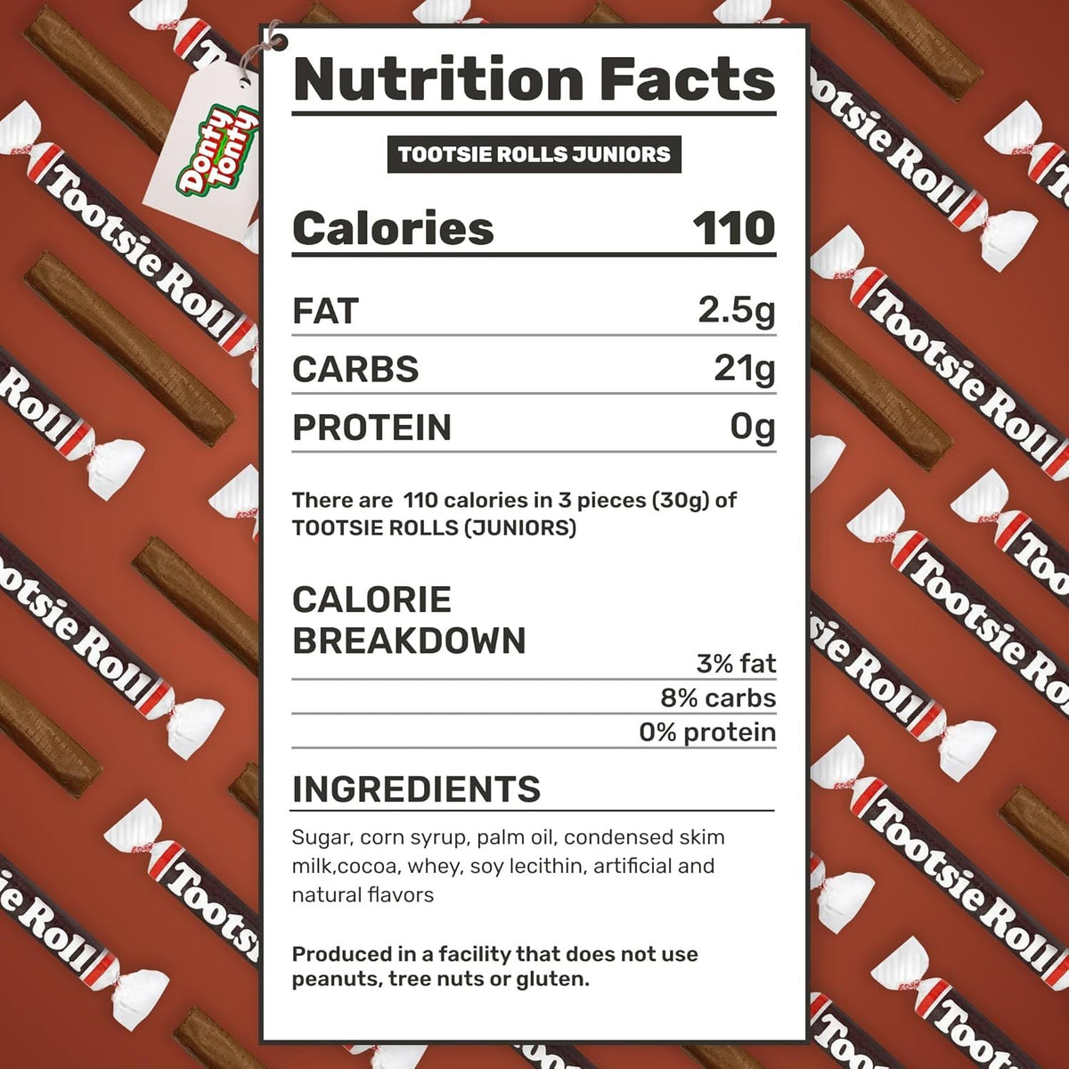 Tootsie Rolls en vrac, friandises chocolatées à mâcher – Snacks classiques emballés individuellement, sans arachides ni gluten, parfaits pour Halloween, les bols à bonbons au bureau, les fêtes et les cadeaux