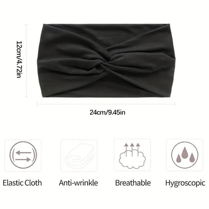 Lot de 10 élastiques à cheveux bohèmes pour femme – Bandeaux élastiques antidérapants et respirants pour la course, le yoga, le sport et le maquillage, accessoires pour cheveux bohèmes confortables, cadeau d'anniversaire et de vacances