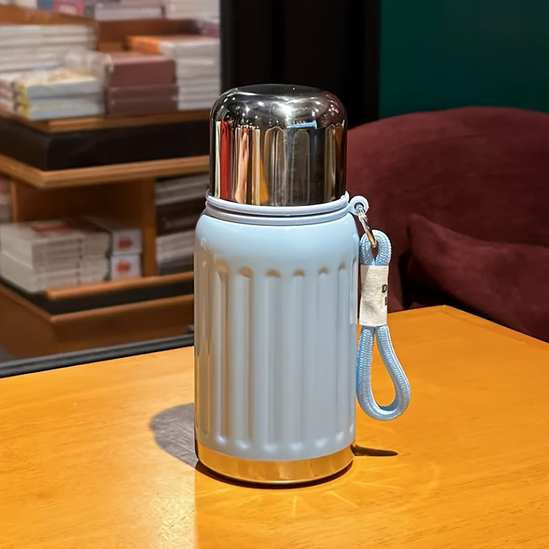 Gobelet isotherme sous vide en acier inoxydable 316, bouteille d'eau tout métal couleur dopamine, garde les boissons chaudes et froides, pour le travail, l'école, le camping, le sport, les voyages, portable, tendance, rouge, noir, bleu, blanc