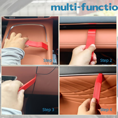 Kit d'outils de déverrouillage de voiture à 26 pièces avec coussin gonflable - Ensemble d'ouverture d'urgence pour portes et fenêtres avec pince à longue portée pour clés enfermées dans le véhicule, outil de dépannage pour voitures, camions et SUV
