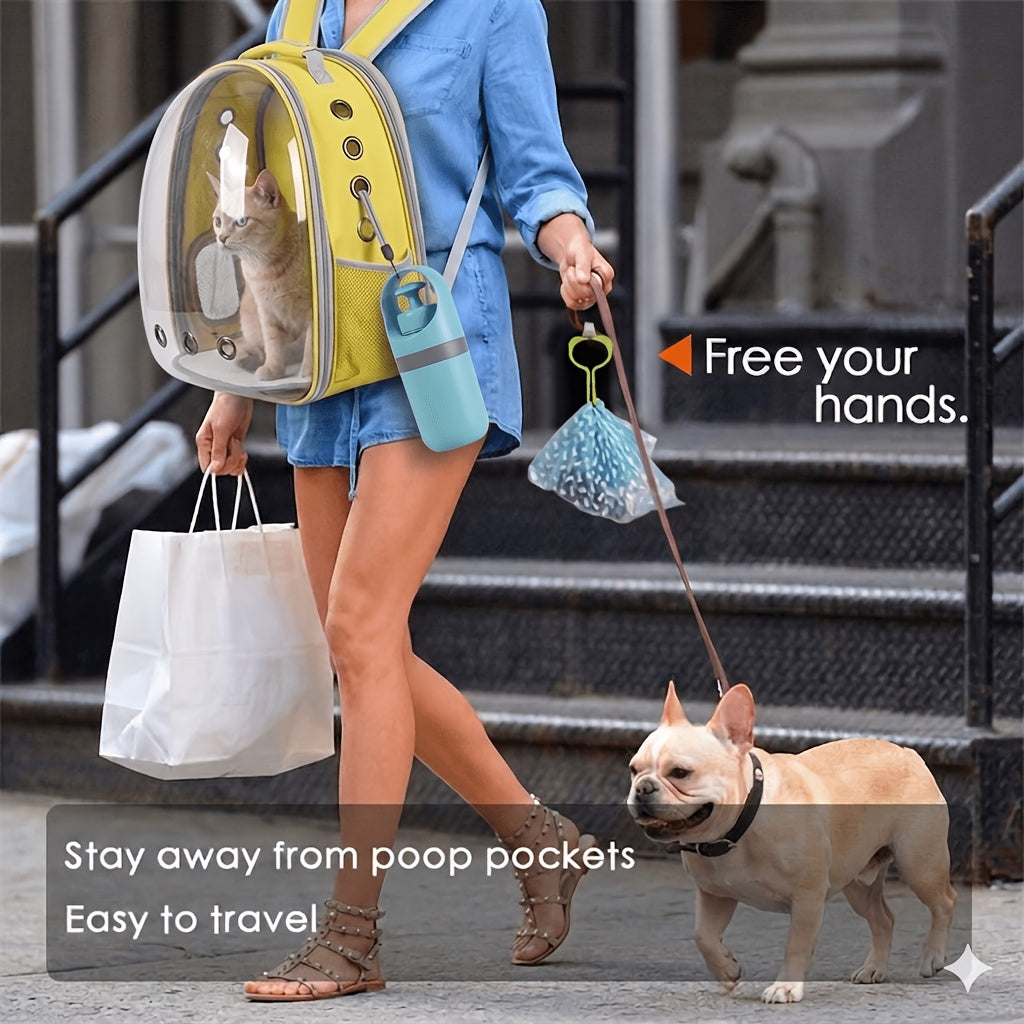Ramasse-crottes portable en EVA pour chien avec sac – Outil de ramassage de déjections canines extérieur léger et hygiénique, aucune pile requise