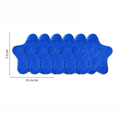 Lot de 6 épilateurs pour poils d'animaux pour le linge - Filtre nettoyant réutilisable en forme d'étoile de mer pour lave-linge, collecte les poils d'animaux et les peluches sur les vêtements pendant le lavage, attrape-poils écologique