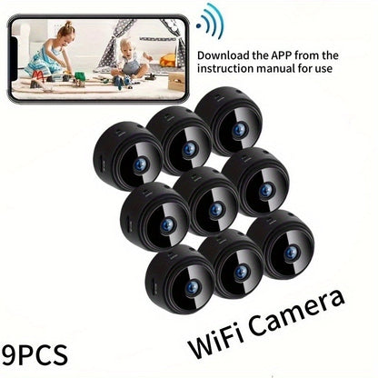 Caméra de sécurité WiFi 1080P sans fil intérieure et extérieure, double bande 2,4G/5G, grand angle, vision nocturne, surveillance à distance avec batterie, packs multiples de 2, 4, 5, 9, 12 caméras, système de sécurité domestique