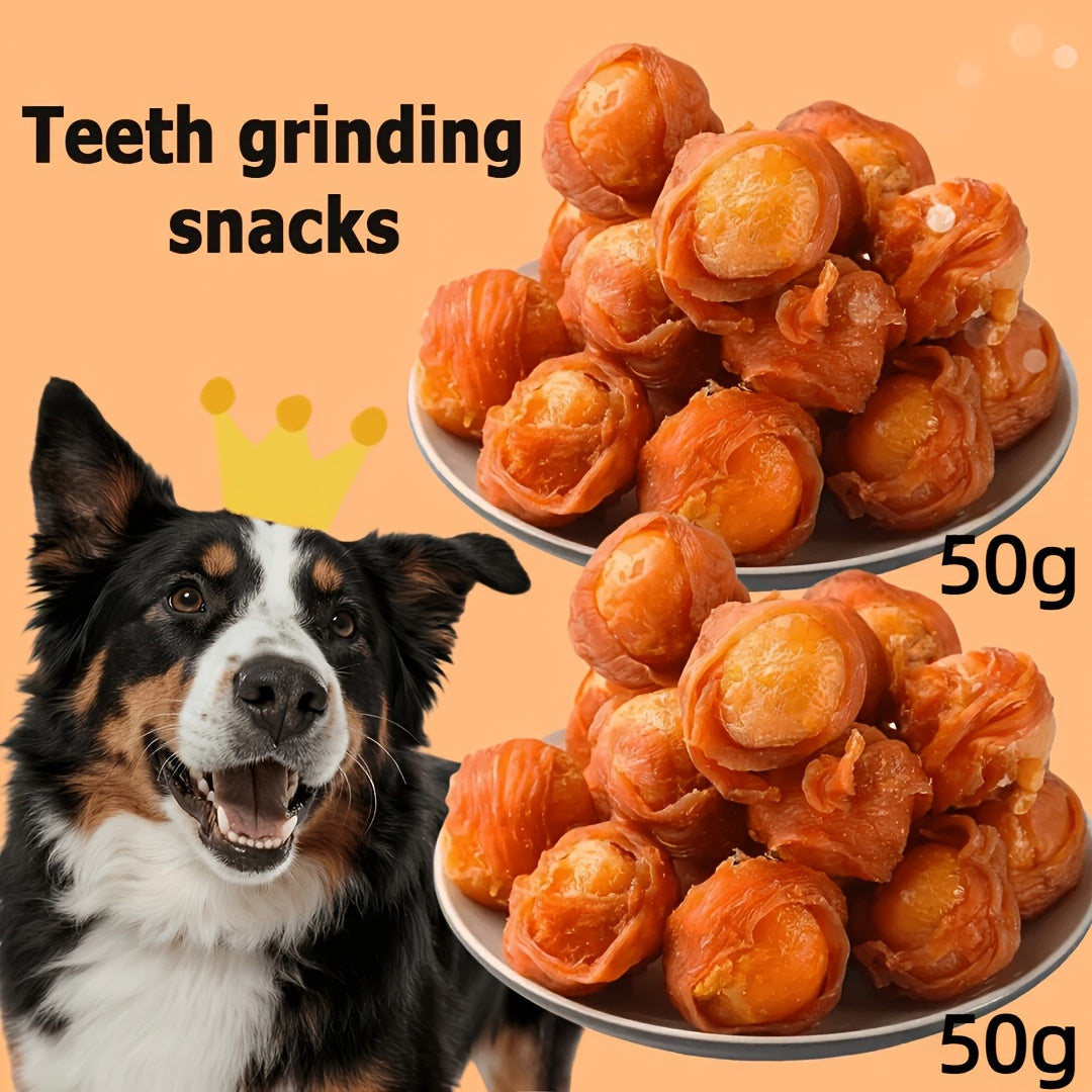 Friandises riches en protéines pour chiens : lamelles de poulet et de canard, sans céréales, récompenses de dressage, saucisses, santé dentaire, faible en gras, facilement digestibles, races moyennes et grandes, coffret cadeau, assortiments multi-saveurs