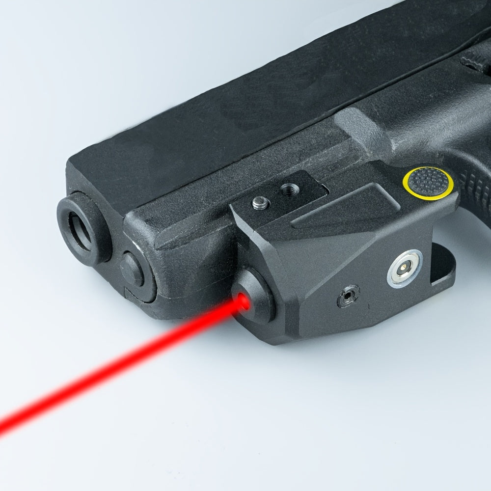 Viseur laser rechargeable USB-C pour rail Picatinny – Combo viseur point laser vert et rouge avec lampe torche tactique, résistant aux vibrations, réglage rapide, pour pistolets, fusils, chasse et compétition