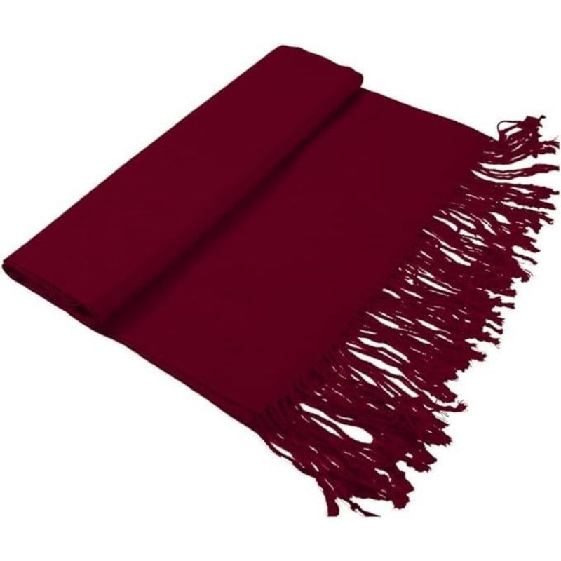 Châle pashmina doux et soyeux pour femme – Grande écharpe 70 x 200 cm avec extrémités à pompons, étole légère de couleur unie pour mariages, fêtes, hijab et usage quotidien, bleu marine et bleu sarcelle