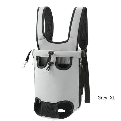 Hands-Free Pet Backpack Carrier for Cats & Small Dogs – Breathable Mesh Harness with Adjustable Shoulder Straps, Outdoor Travel Bag for Hiking, Cycling & Park Walks, Perfect Halloween & Christmas Gift