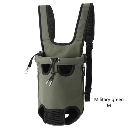 Hands-Free Pet Backpack Carrier for Cats & Small Dogs – Breathable Mesh Harness with Adjustable Shoulder Straps, Outdoor Travel Bag for Hiking, Cycling & Park Walks, Perfect Halloween & Christmas Gift
