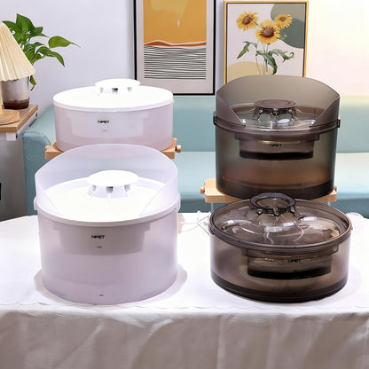 Fontaine à eau automatique pour chien, distributeur d'eau pour animaux de compagnie grande capacité de 4,9 litres avec protection anti-éclaboussures, kit de nettoyage et USB basse tension pour chiens, chats et foyers multi-animaux