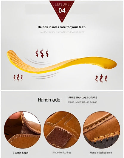 Men's Slip-On Loafers Lightweight Comfortable Casual Shoes for Driving Shopping Everyday Wear Flexible All-Season Footwear Black Light Brown Dark Brown Sizes US 3.5-12.5