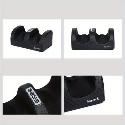 Appareil de massage des pieds chauffant pour la circulation et la relaxation – Pétrissage profond Shiatsu, compression d'air, masseur de pieds électrique, cadeau pour la fête des pères et la fête des mères