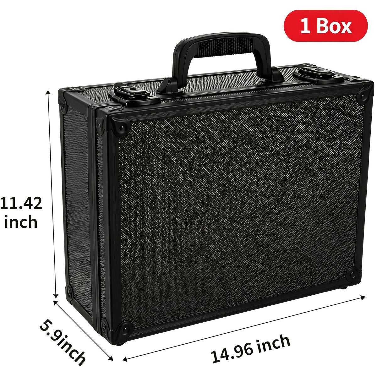 Boîte de rangement pour toploaders de cartes à collectionner – Peut contenir plus de 600 cartes, adaptée aux toploaders rigides 3"x4" 35PT, 18 séparateurs colorés et 6 cales en mousse, étui pour cartes Pokémon, cartes de sport et collections TCG
