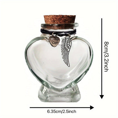 Bouteille souvenir pour poils d'animaux – Urne pour poils de chien ou de chat, cadeau de condoléances pour perte  d'animal, élégante mini urne pour conserver une mèche de poils pour toujours