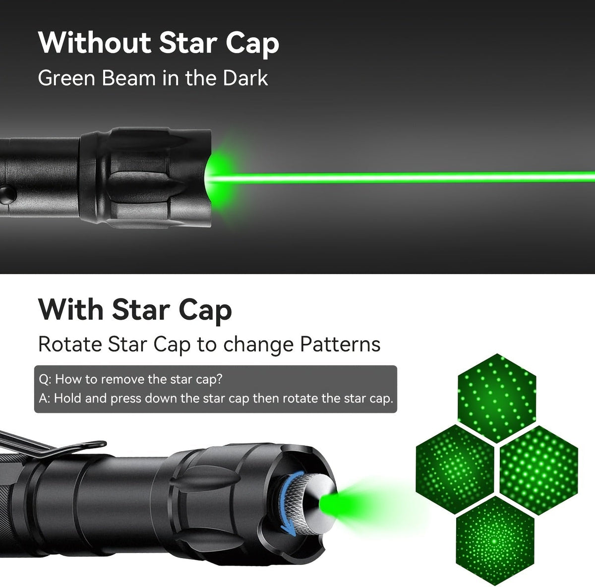 Pointeur laser haute puissance avec batterie et chargeur, lampe torche laser tactique rouge, verte et violette pour présentations en intérieur, camping, randonnée et observation des étoiles, faisceau longue portée
