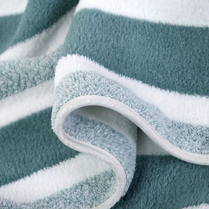 Ensemble de serviettes de bain rayées, absorbantes, à séchage rapide, ultra douces et douces pour la peau, 70 x 140 cm, pour la maison, la salle de bain ou la plage – Disponible en lot de 1 ou 4, plusieurs couleurs au choix