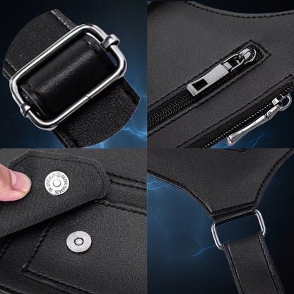 Sac de poitrine vintage pour homme - Sac à dos gilet léger pour l'extérieur avec support de téléphone mains libres pour le cyclisme, la randonnée, la course à pied et le fitness, cadeau pour petit ami, mari, papa