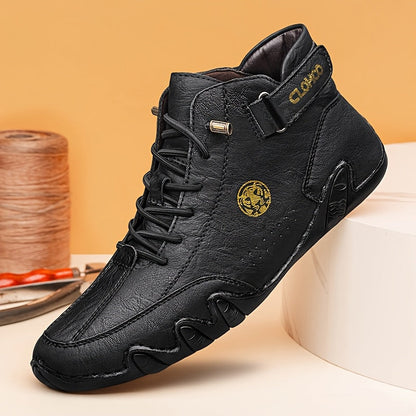 Baskets montantes pour hommes, chaussures décontractées respirantes à lacets, semelle en caoutchouc souple antidérapante, chaussures de marche en extérieur pour hommes, US 7-12, couleurs multiples