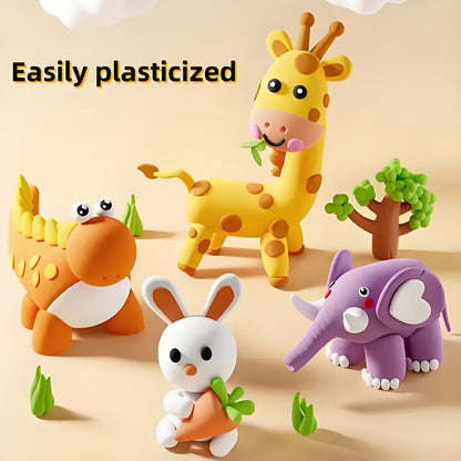 Kit de pâte à modeler autodurcissante pour enfants, argile naturelle, mousse magique, pâte à modeler DIY, additifs pour slime, fournitures de loisirs créatifs, non toxique, 12 à 144 couleurs, cadeau pour enfants