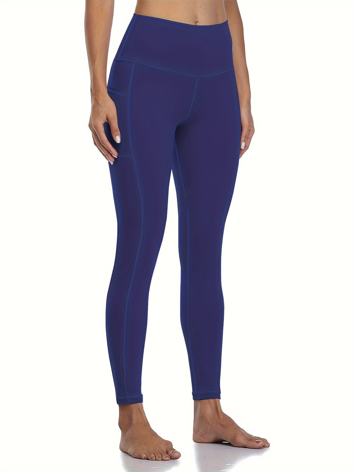 Lot de 5 pantalons de yoga de compression à motifs pour femmes – Leggings de fitness 7/8, coupe cheville, à motifs léopard, camouflage et unis, bas de survêtement de sport taille haute pour la gym, S-XXL