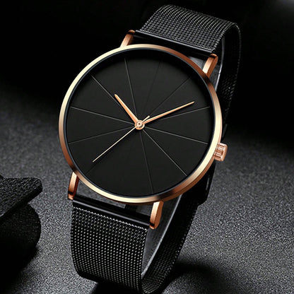 Coffret cadeau montre à quartz et bracelet pour homme, 4 pièces - Montre élégante à boîtier en alliage et cadran rond, style sport, décontracté et professionnel, avec bracelet assorti pour le quotidien, les anniversaires et les fêtes.