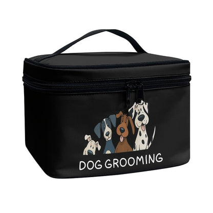 Dog Grooming Organizer Bag with Zipper - Portable Pet Grooming Supplies Storage Case for Home and Travel, Dog-Themed Grooming Tool Holder, Gift for Pet Owners and Dog Groomers, Multiple Colors & Styles
