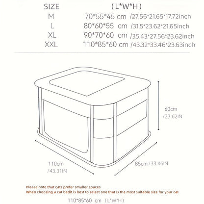 Foldable Pet Playpen with Storage Bag – Portable Indoor Outdoor Dog Cat Exercise Kennel & Puppy Kitten Playpen, 4 Sizes M/L/XL/XXL for Cats Dogs Rabbits, Travel & Camping Ready