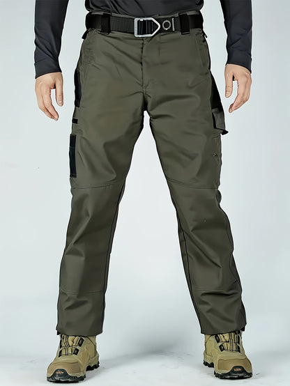 Pantalon cargo tactique pour homme, séchage rapide, léger, multi-poches, pour randonnée, plein air, travail, S-XXXL, noir, gris, vert, marron, coupe droite, pantalon utilitaire