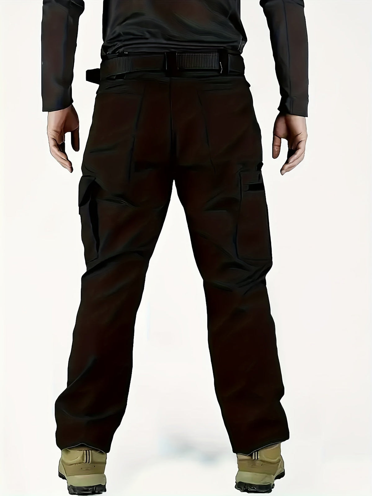 Pantalon cargo tactique pour homme, séchage rapide, léger, multi-poches, pour randonnée, plein air, travail, S-XXXL, noir, gris, vert, marron, coupe droite, pantalon utilitaire