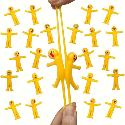 30 figurines extensibles Lala pour enfants - Mini poupées créatives en plastique semi-souple, jouet sensoriel anti-stress, cadeau idéal pour pochettes surprises, bas de Noël et fêtes pour garçons et filles, styles aléatoires