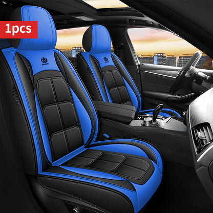 Housse de siège de voiture en similicuir, protection de siège universelle avec rembourrage en mousse pour berline, SUV et pick-up – Durable, confortable, amélioration de l'intérieur de luxe, disponible en 7 coloris pour sièges avant ou arrière