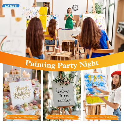 Lot de châssis entoilés ronds et carrés multi-formats – Packs de 5 à 20 pièces en 10x10, 11x14, 12x12, 16x16 et plus – Idéal pour le pouring acrylique, la technique humide sur humide, la peinture à l'huile et l'enseignement en classe