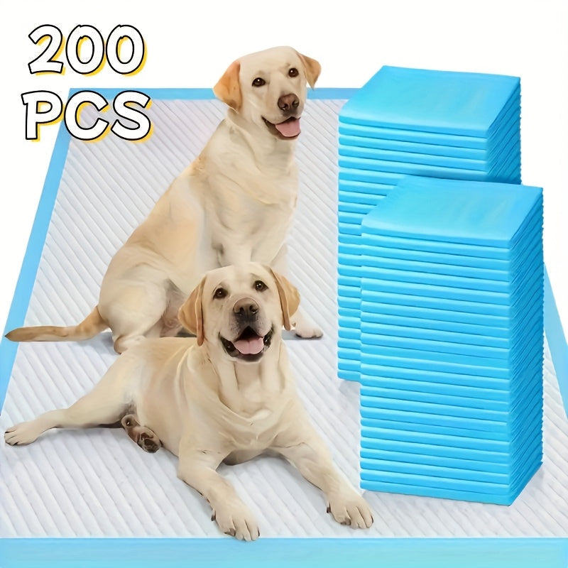 Alèses de dressage pour chiots extra larges – Alèses pour animaux super absorbantes, anti-fuites et anti-odeurs pour l'apprentissage de la propreté et la gestion des accidents, XXL 86x71 cm & XL 61x61 cm, lot de 50 à 200 unités