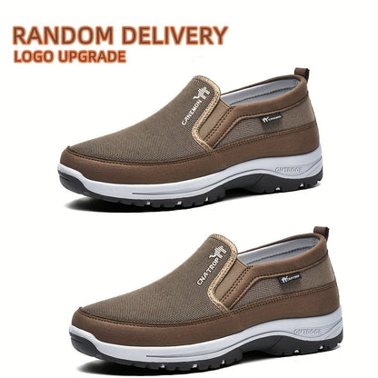 Chaussures de marche décontractées pour hommes - Baskets légères et confortables au quotidien avec soutien amorti pour la marche, les voyages et une utilisation quotidienne, disponibles en gris, noir, marron et bleu marine, tailles US 7,5 à 12,5