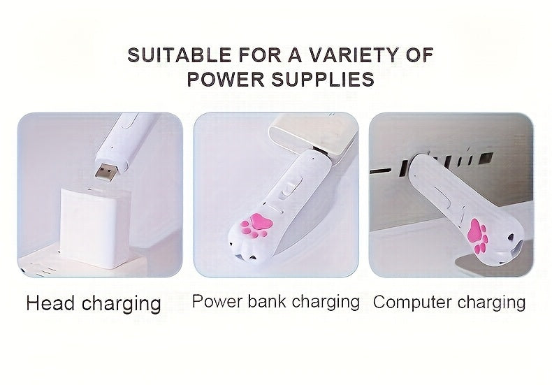 Jouet interactif 7-en-1 pour chat, rechargeable par USB – 7 modes de jeu pour chats et chiens d'intérieur, jouet d'exercice pour la chasse, souris bonus incluse, cadeau idéal pour Noël et les anniversaires des animaux de compagnie