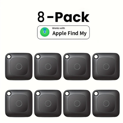 Traceur d'objets intelligent Bluetooth WeTag, mini localisateur GPS 1,43" pour clés, portefeuille, bagages, voiture, sacs – Alarme à haut décibel, contrôle par application – Pack de 1/2/4/8 – Cadeau pour voyageurs