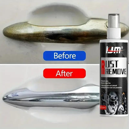 Spray antirouille multi-usage pour jantes de voiture et surfaces métalliques, dissolvant de rouille et nettoyant de décontamination puissant à action rapide pour véhicules, outils et mobilier